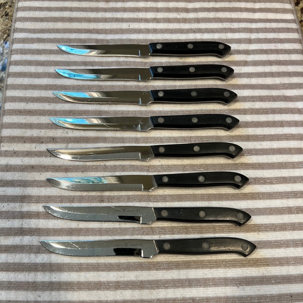 J.A. Henckels International 8 Piece Steak Knife Set 35195-100 Stainless Steel